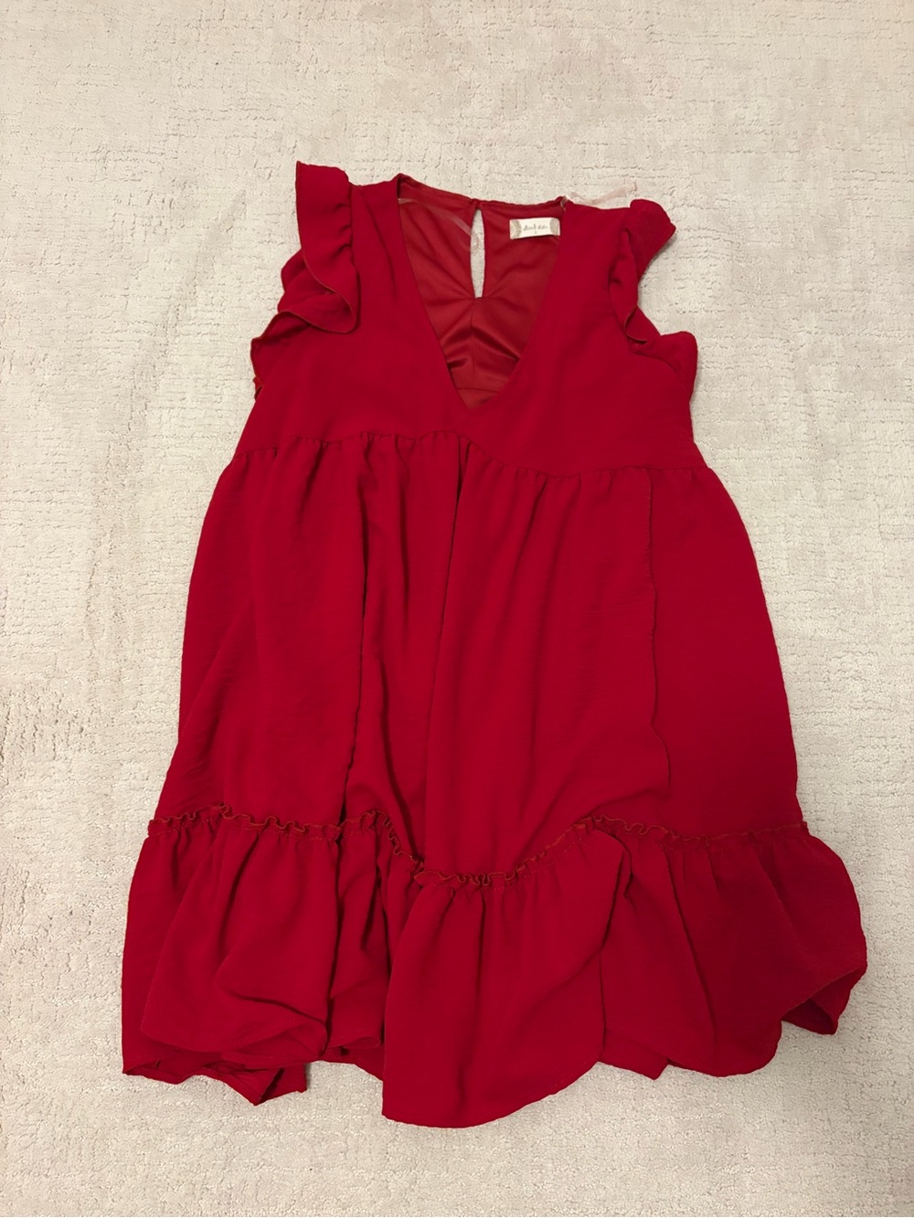 Altar’d State Babydoll Red Dress Size Small